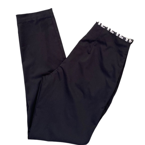 Fendi Roma Archive Tech Pants Black Made in Italy Y2K Minimalist F logo Waist - Picture 3 of 11